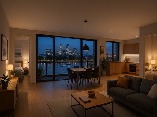 City Apartment at Night